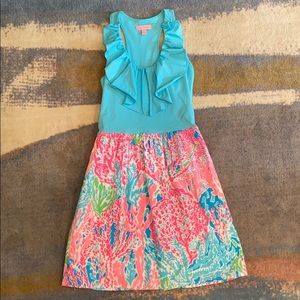 Lilly Pulitzer Coral Print Dress